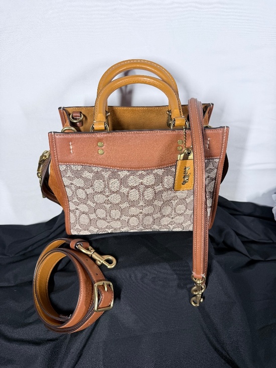 Rogue 25 Leather Satchel Coach Rogue 25